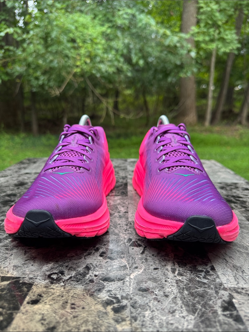 HOKA One One Rincon 3 Running Shoes Beautyberry Knockout Pink Women 9B Sneakers - Picture 11 of 15